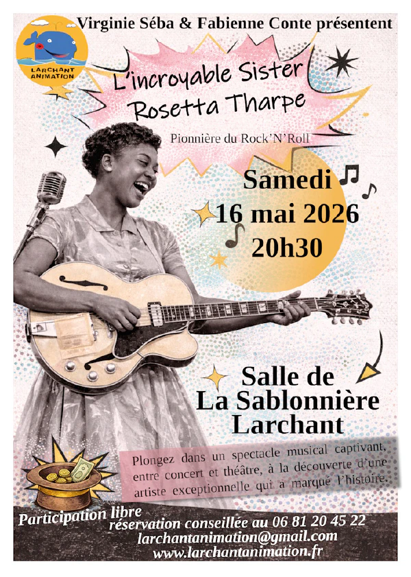 L’incroyable Sister Rosetta Tharpe – spectacle musical